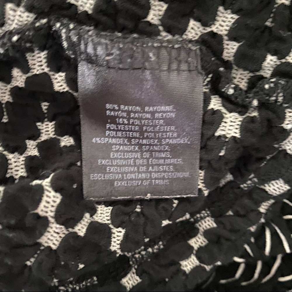 Anthropologie postmark black & white textured knit top size x small - Picture 7 of 8